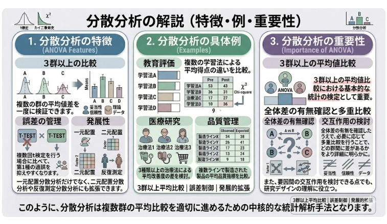 分散分析（Analysis of Variance: ANOVA）