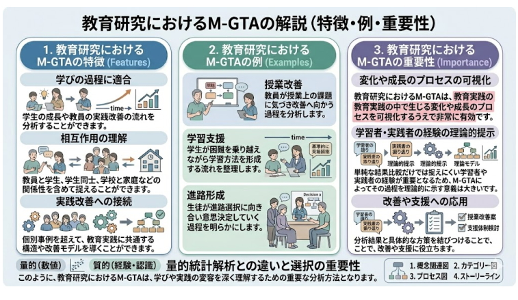 教育研究におけるM-GTAの例